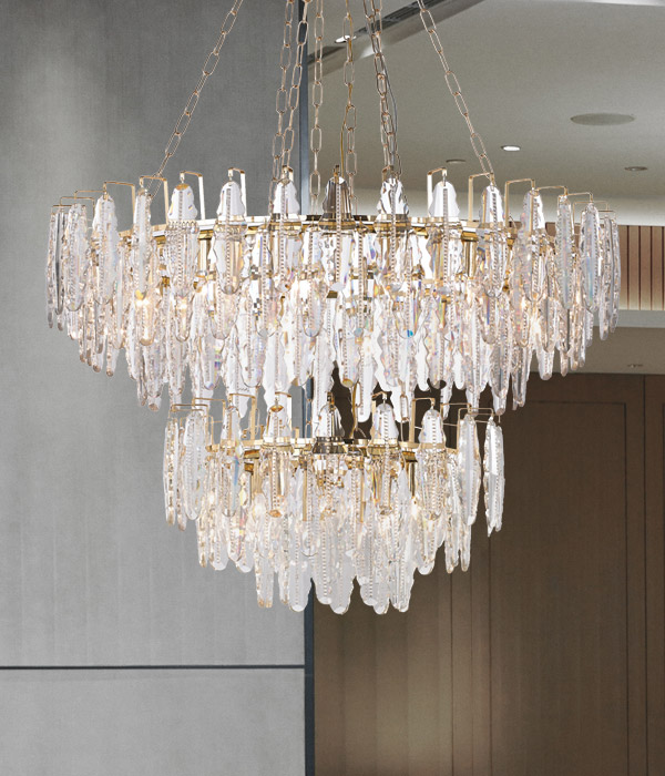 카일라 2단(1000파이) 24등 대형샹들리에 크리스탈샹들리에