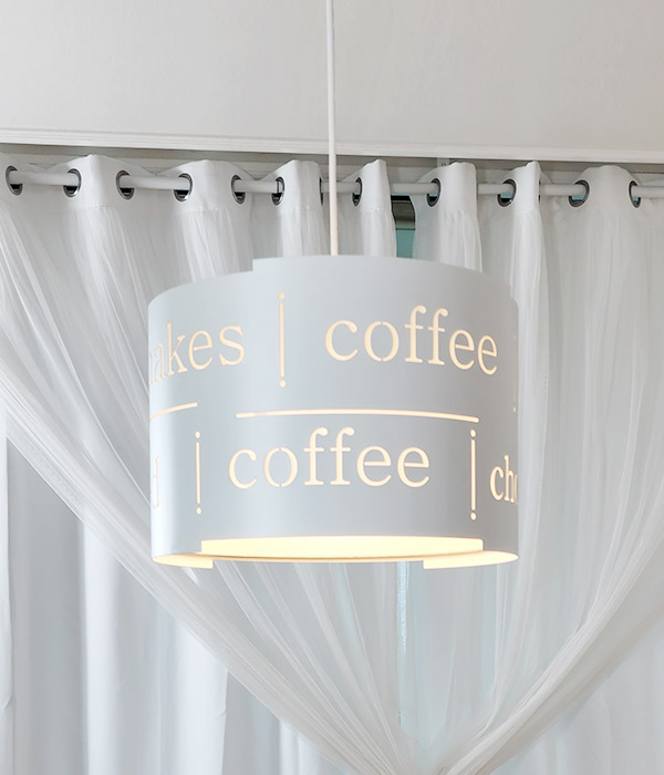 로리에 1등 패브릭 펜던트 조명 LED식탁등 주방식탁조명