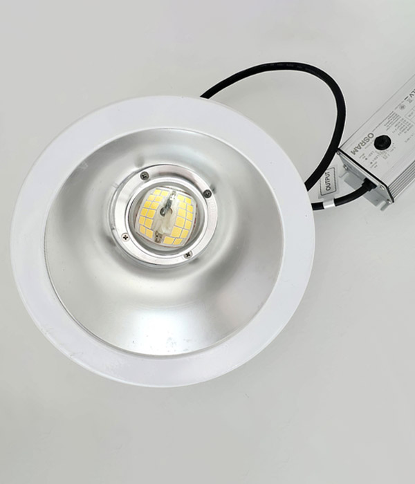 W 엔씨 LED80W 100W 타공200mm(8인치) 매입등 KS고효율